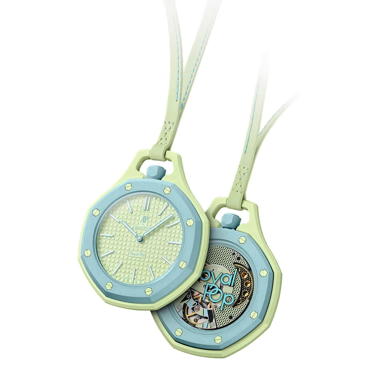 ساعة Audemars Piguet x Swatch Royal Pop BLAUE ACHT للجنسين