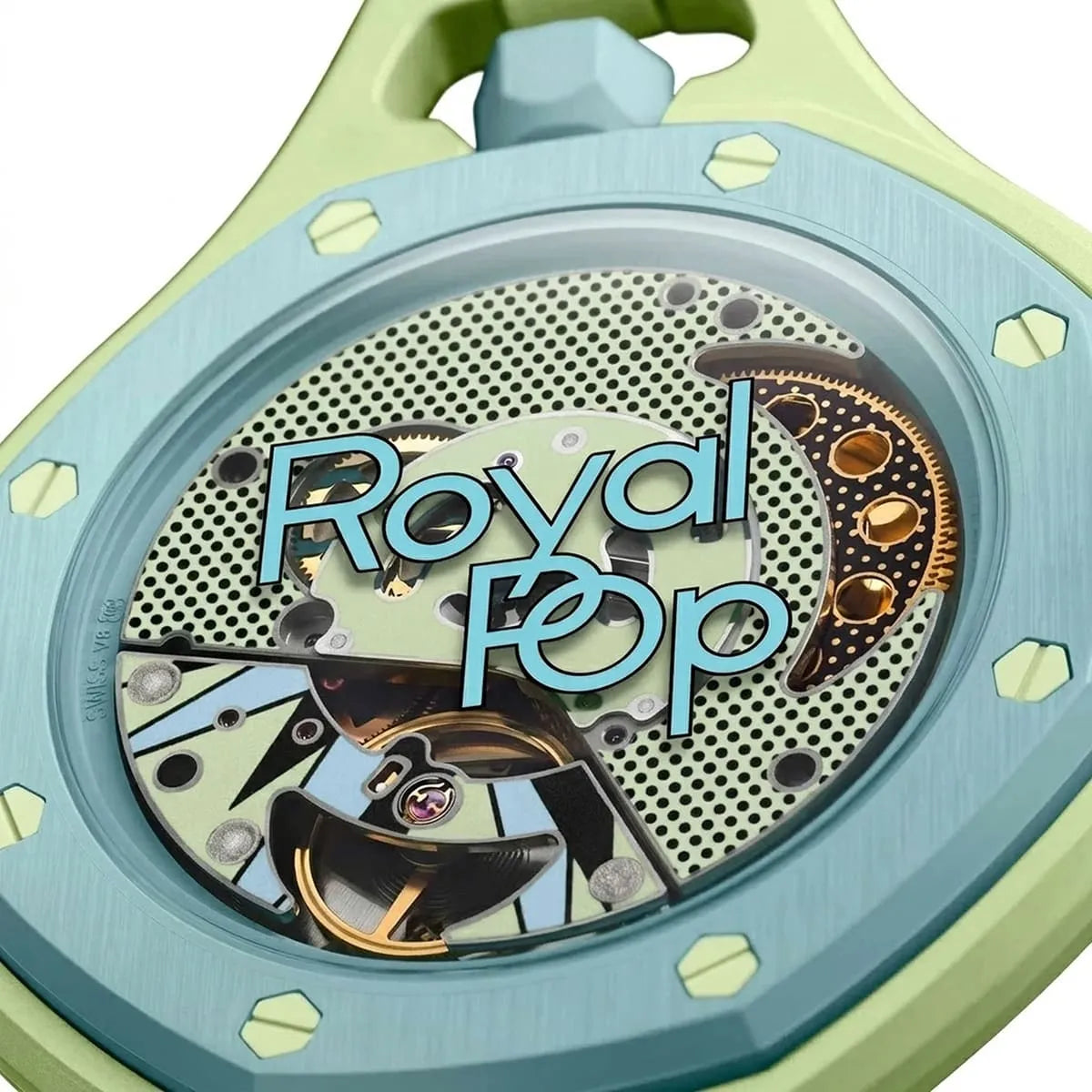 ساعة Audemars Piguet x Swatch Royal Pop BLAUE ACHT للجنسين
