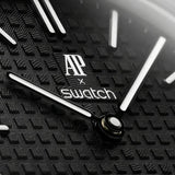 ساعة Audemars Piguet x Swatch Royal Pop OCHO NEGRO للجنسين