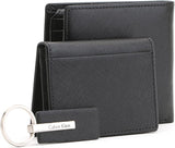 Calvin Klein Men's 3-Piece Wallet Set: Wallet, Card Holder, Luxury Keychain