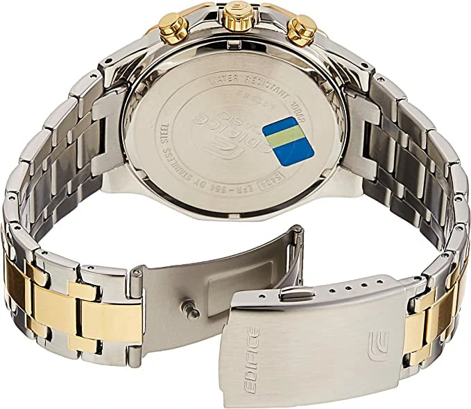 ساعه كاسيو ذهبي اديفيس للرجال EFR-554SG-2AVUDF
