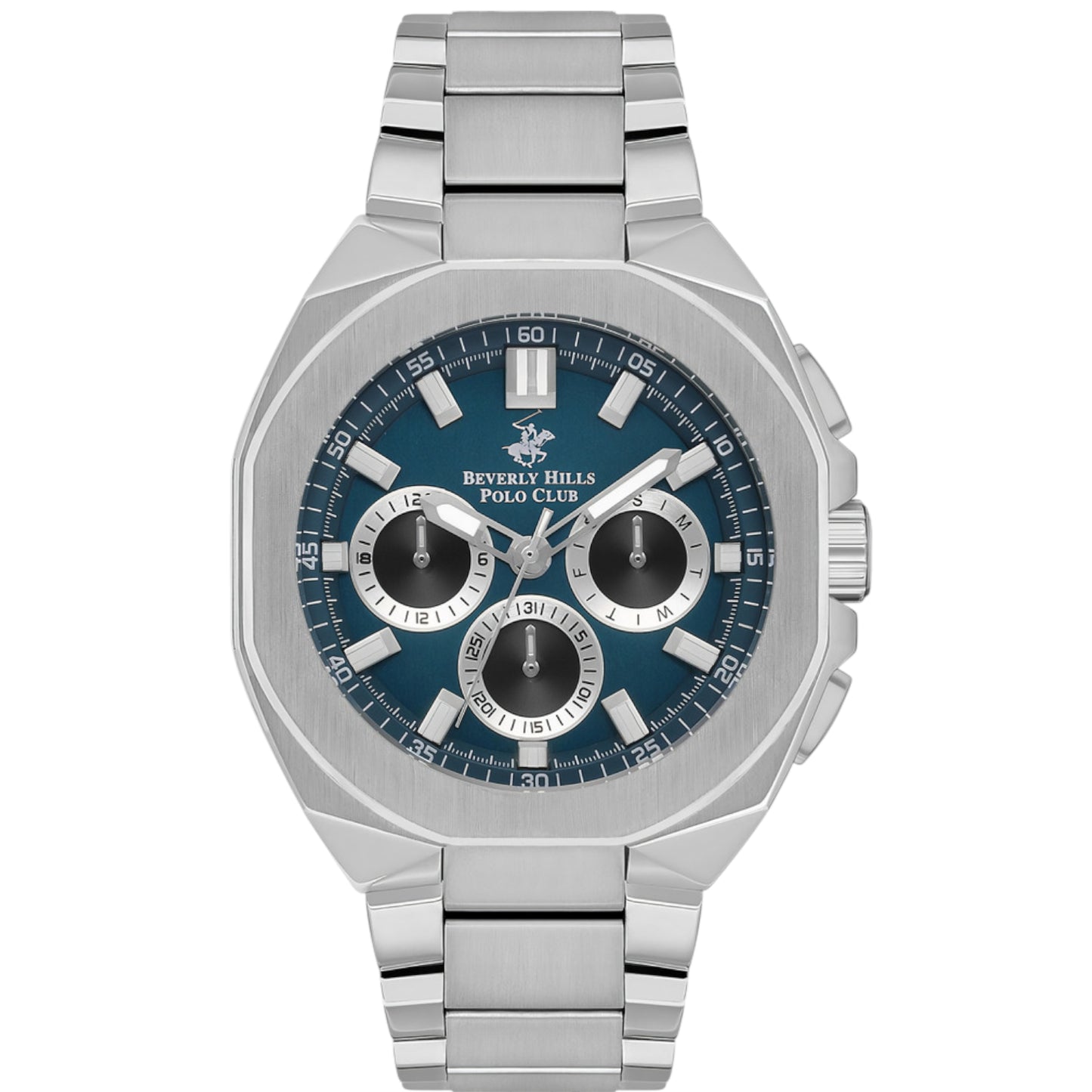 Beverly Hills Polo Club Men’s Multi Function Blue Dial Watch – BP3537X.370