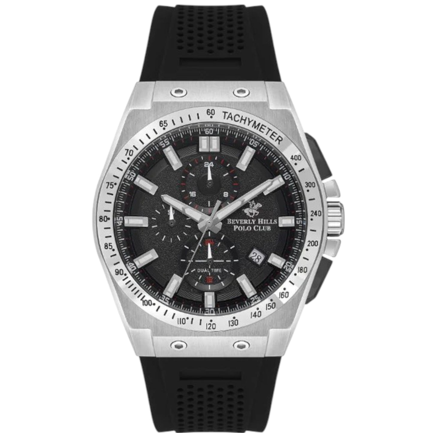 Beverly Hills Polo Club Men’s Multi Function Black Dial Watch – BP3541X.351
