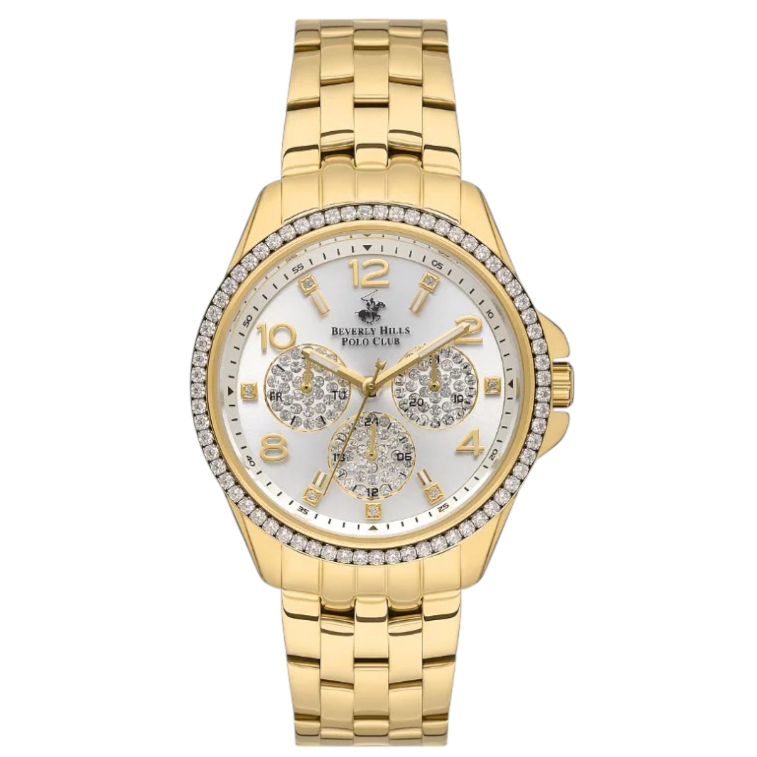 BEVERLY HILLS POLO CLUB Women’s Analog Silver Dial Watch – BP3572C.130