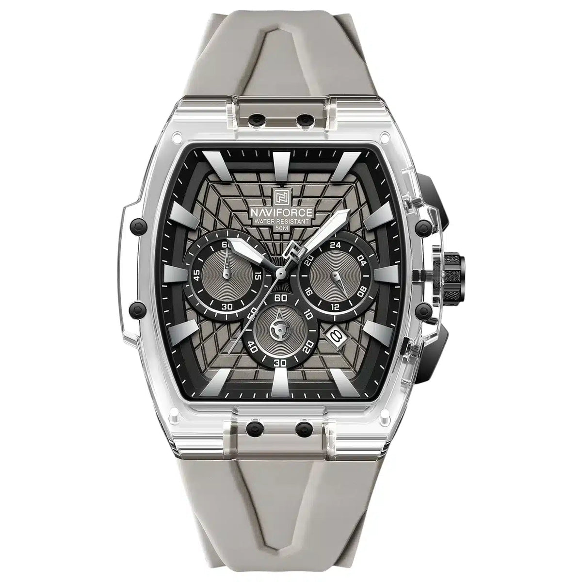 Naviforce Men's Watch NF6113-S-BGY-BGY