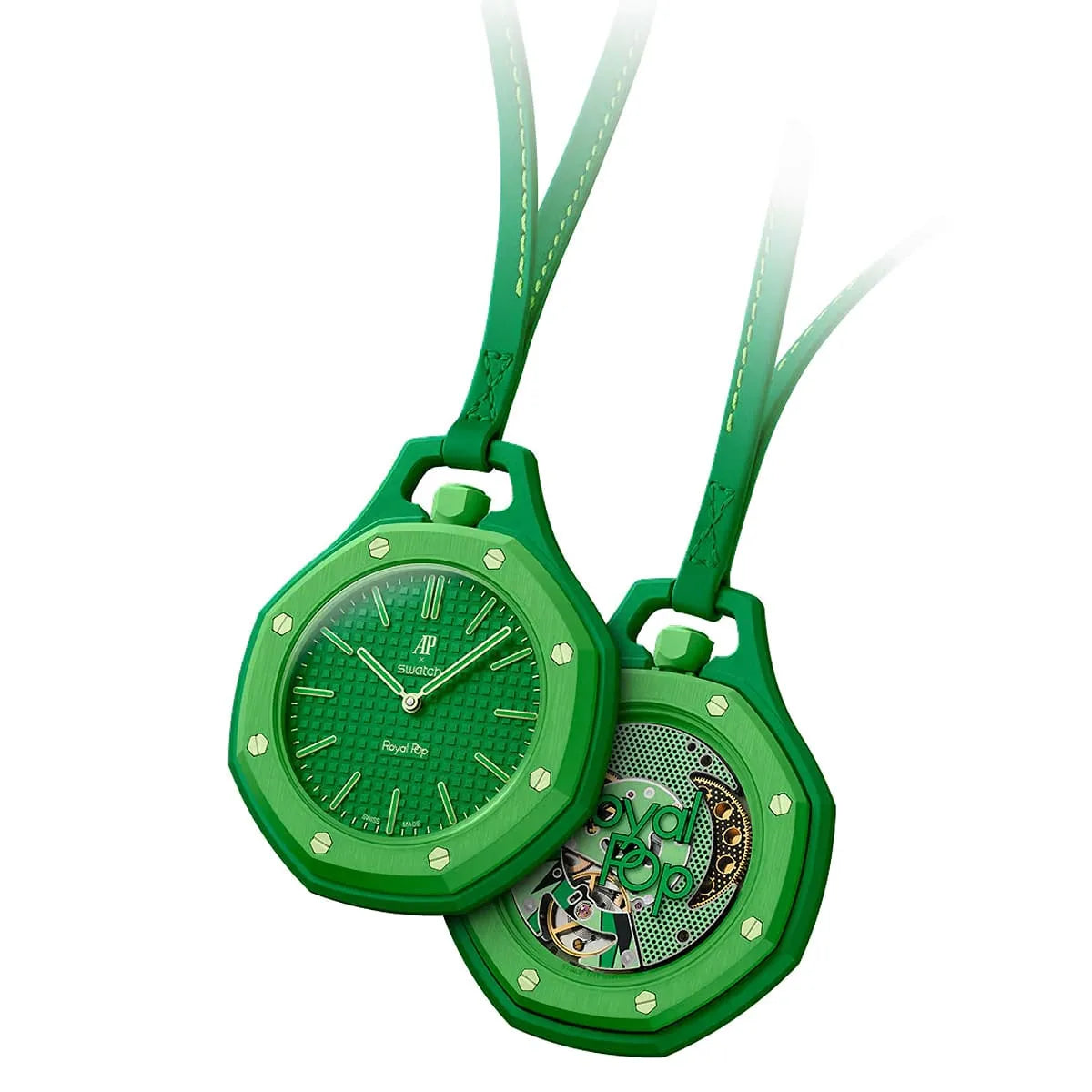 Audemars Piguet x Swatch Royal Pop GREEN EIGHT Watch