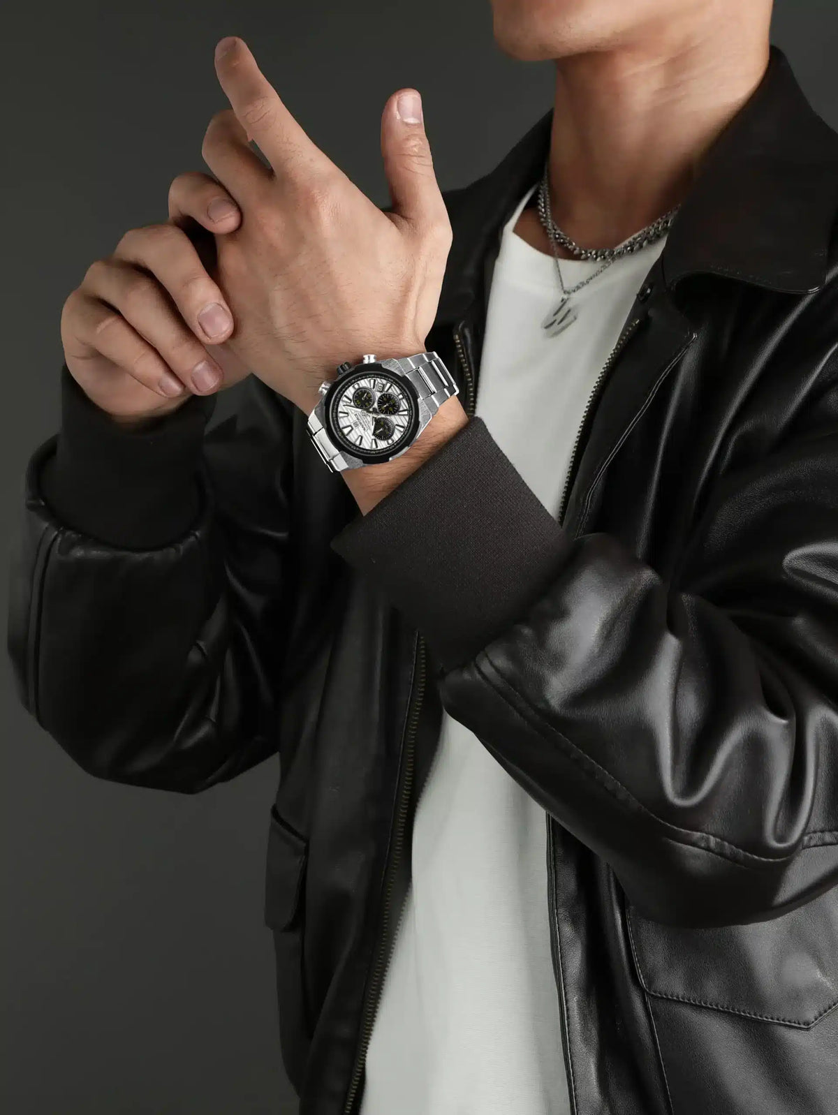 Naviforce Men's Watch NF8081-S-W-S