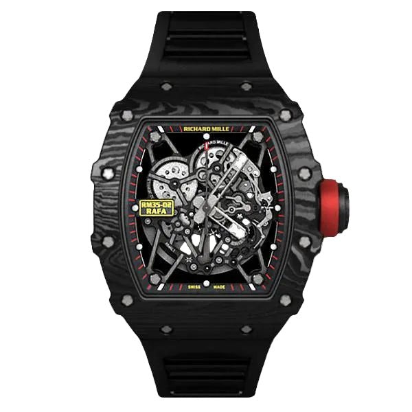 RICHARD MILLE RM 35-02 Carbon TPT Super Clone Swiss Machine (49.95mm x 43.15mm)