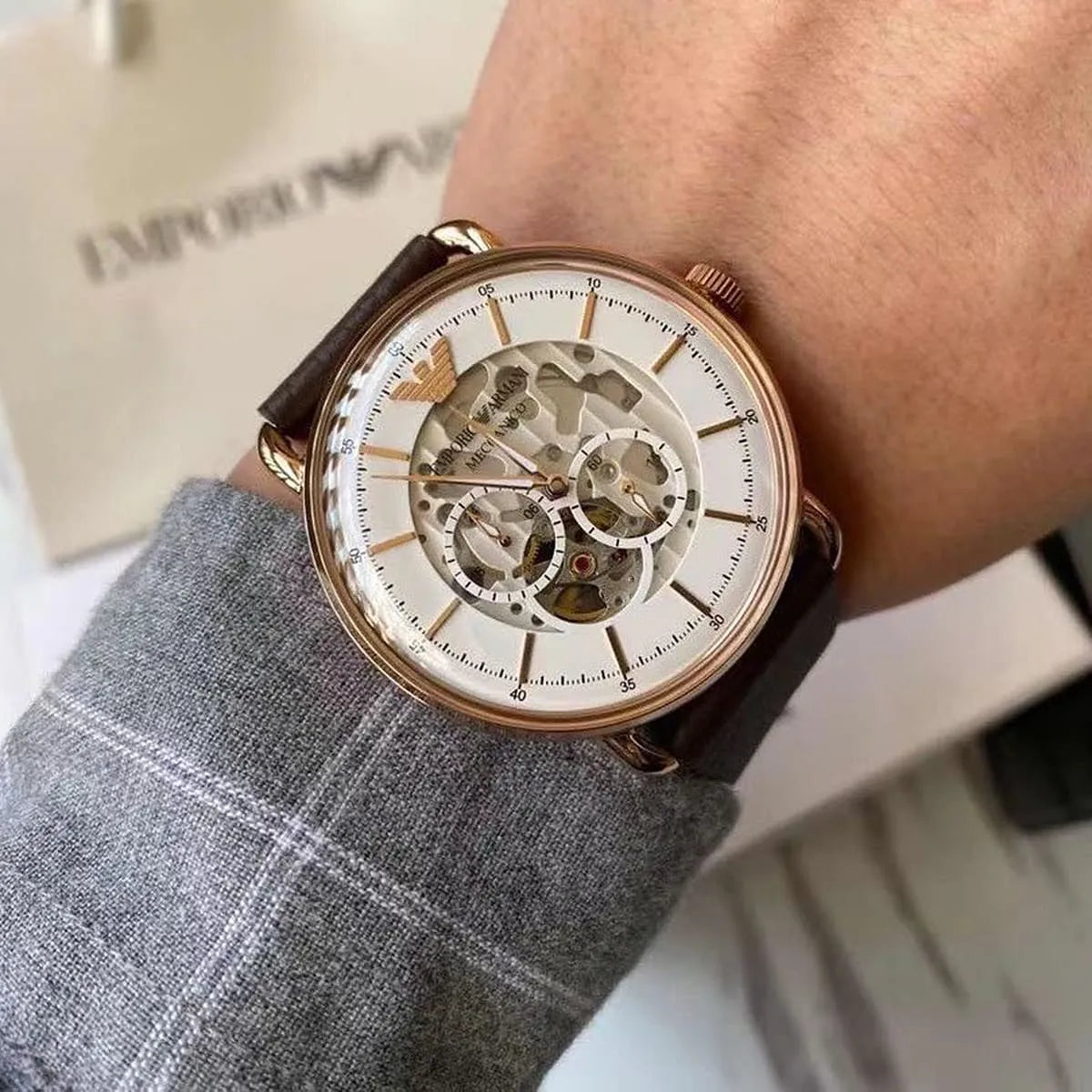 ساعة امبوريو ارماني للرجال AR60027