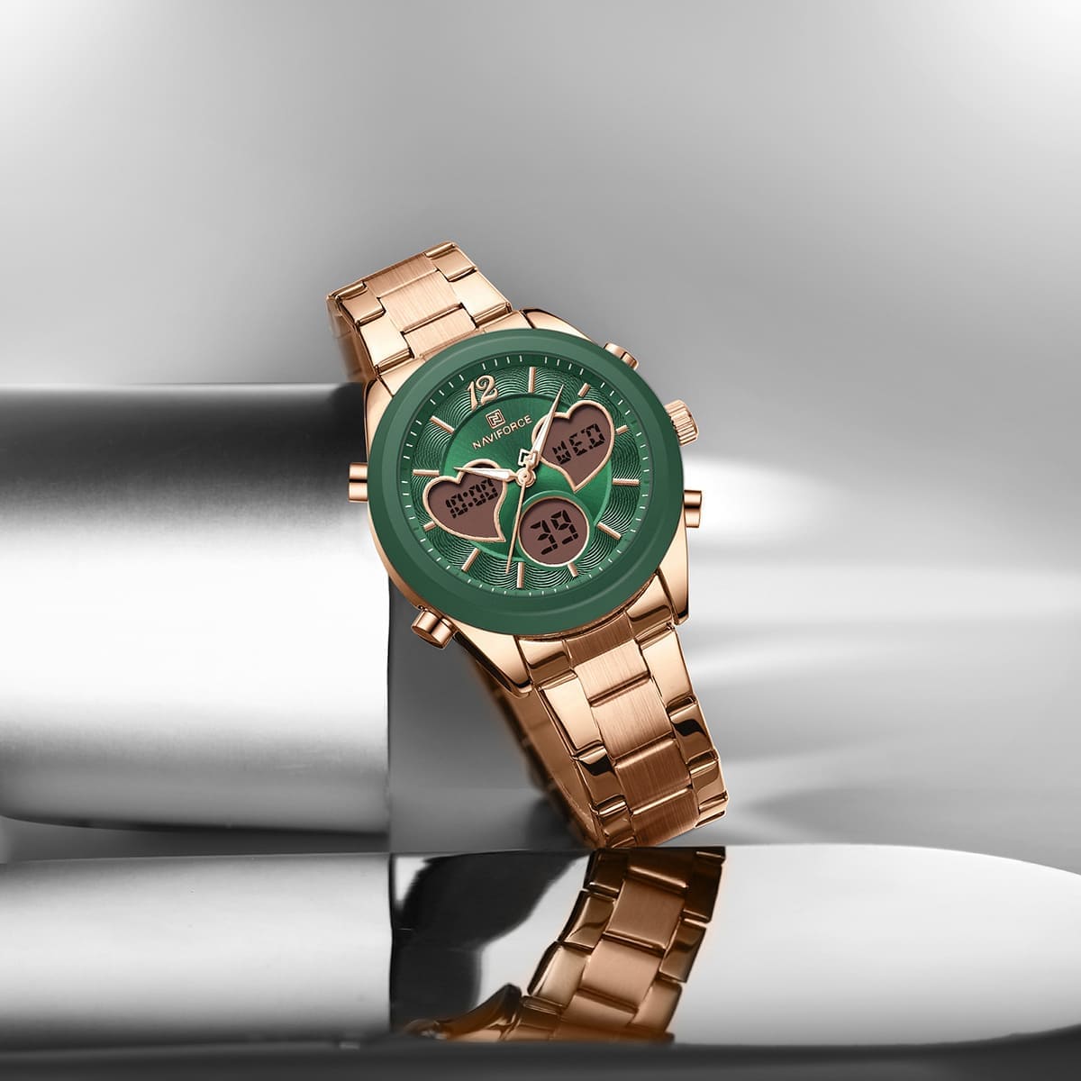 Naviforce Watch for Women NF5045S-RG-GN-RG