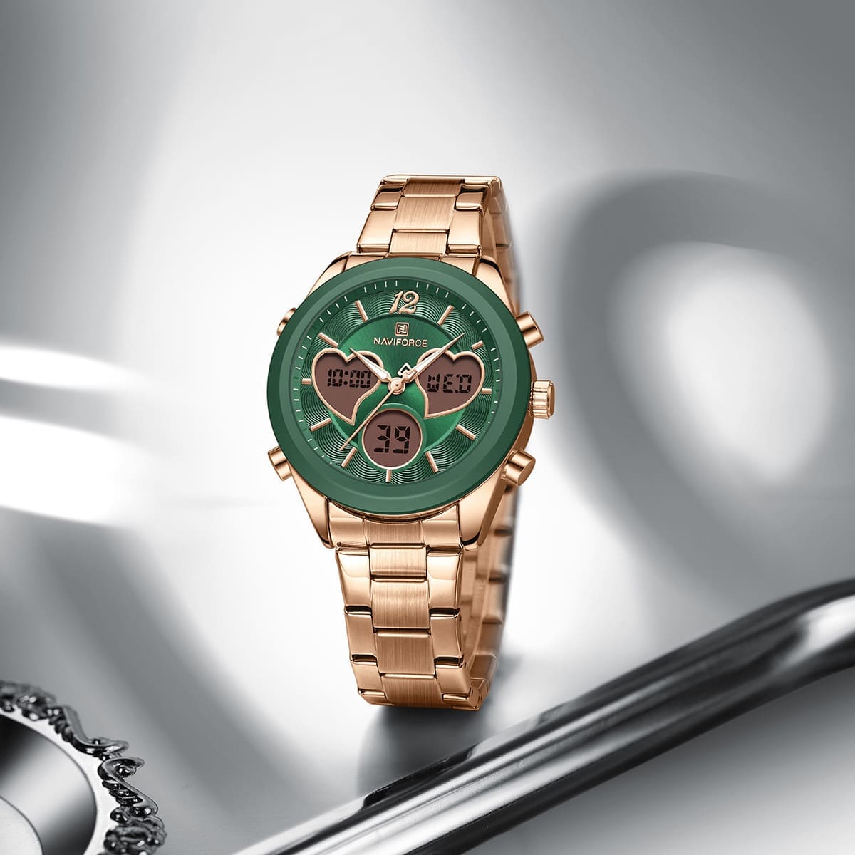 Naviforce Watch for Women NF5045S-RG-GN-RG