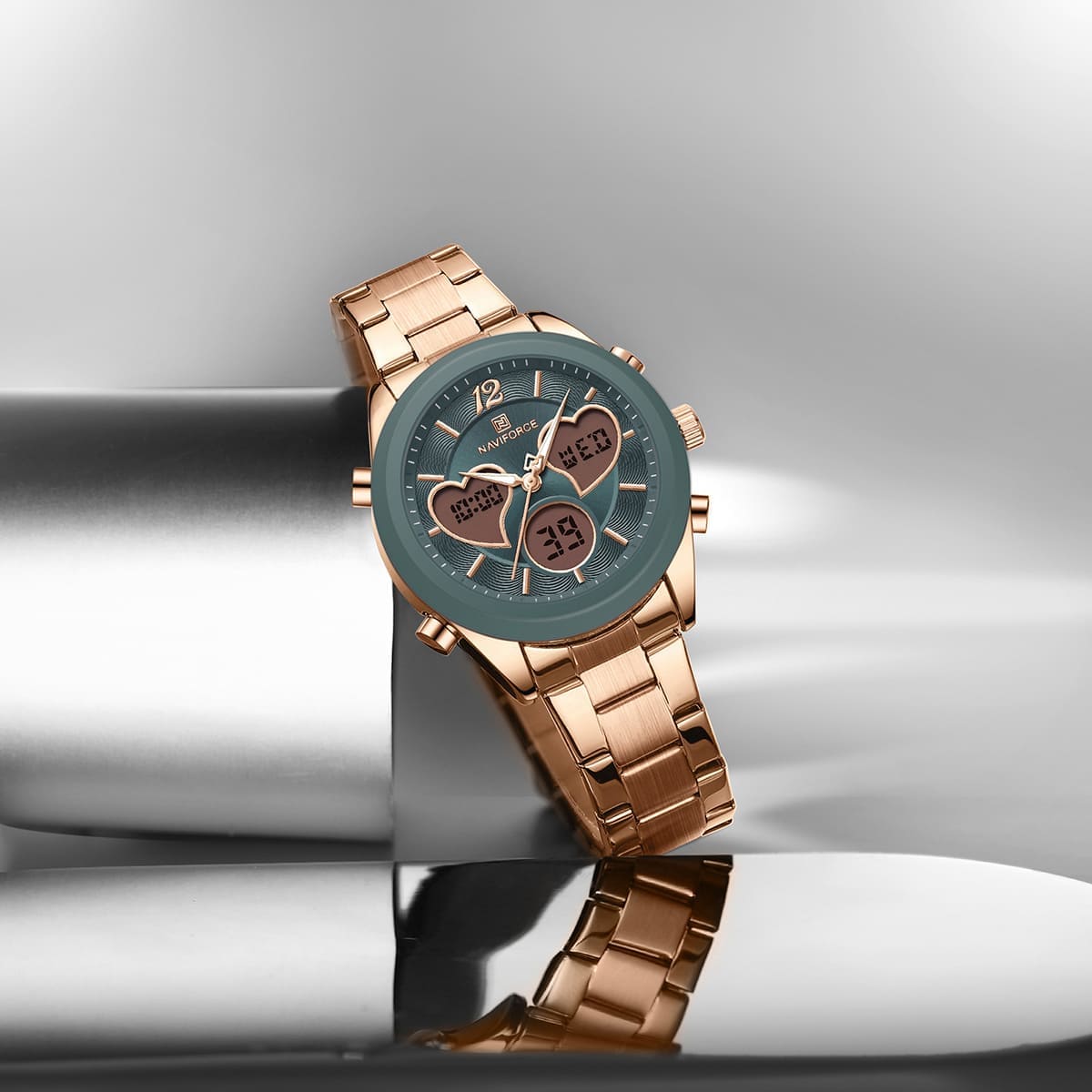 Naviforce Women's Watch NF5045S-RG-L-GY-RG