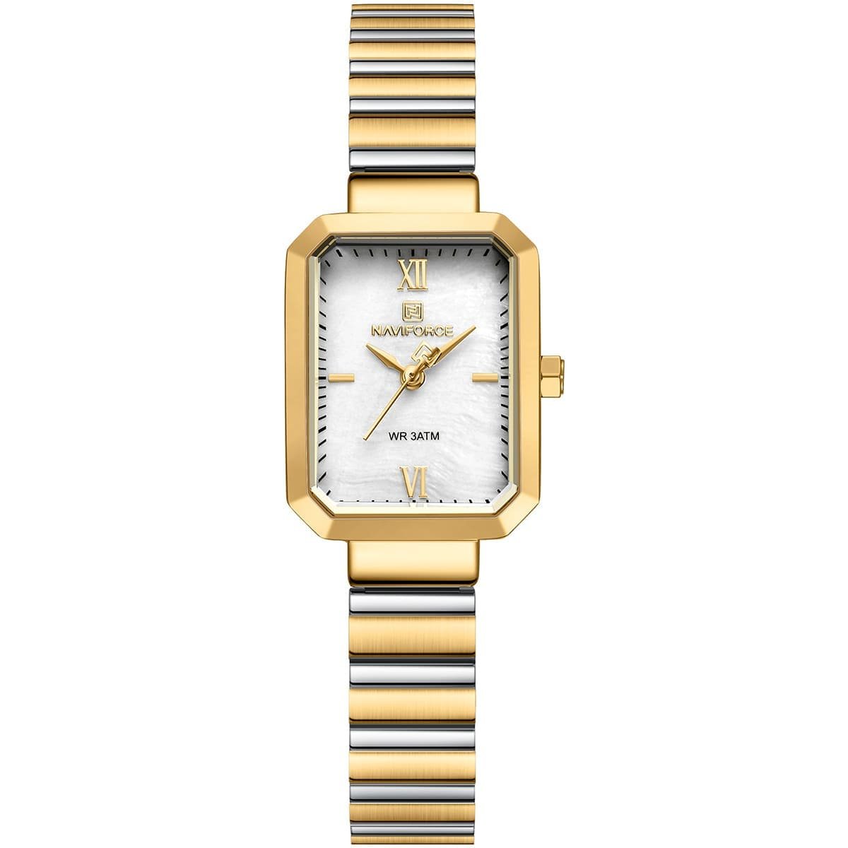ساعة نافي فورس للنساء NF5050-G-W-G
