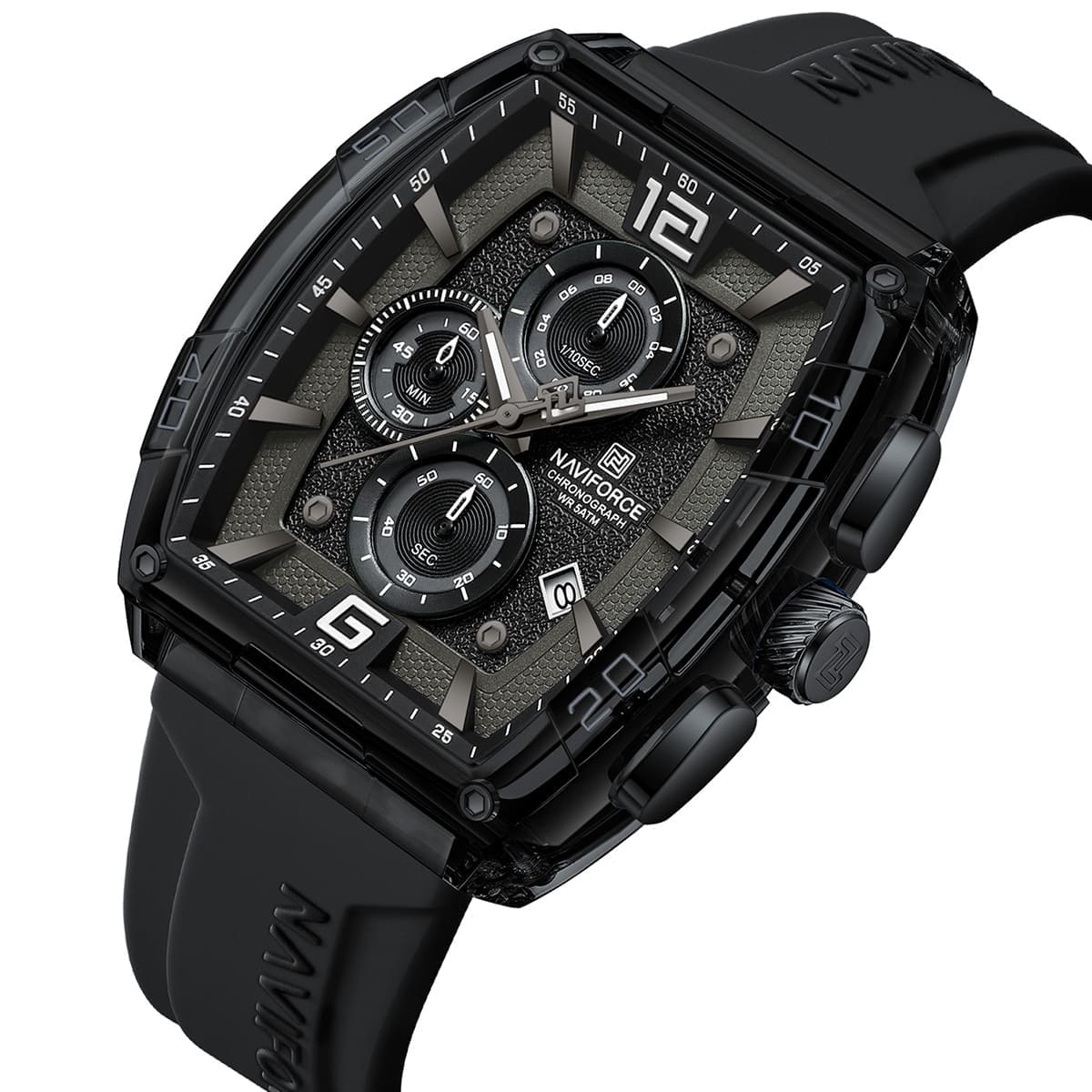 Naviforce Men's Watch NF6101-B-W-B
