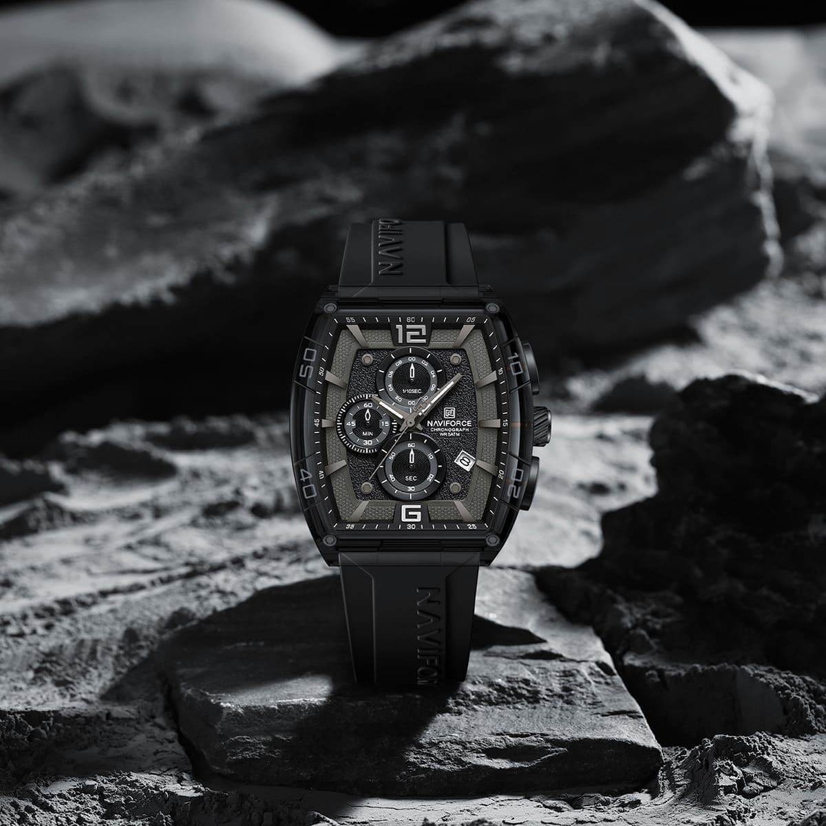 Naviforce Men's Watch NF6101-B-W-B