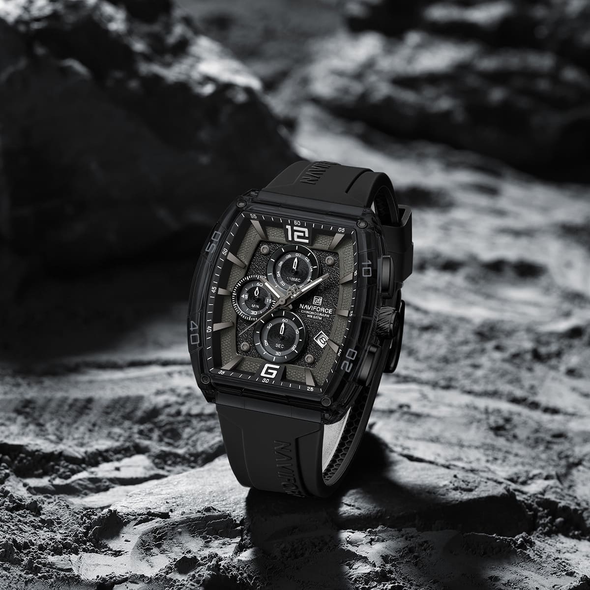 Naviforce Men's Watch NF6101-B-W-B