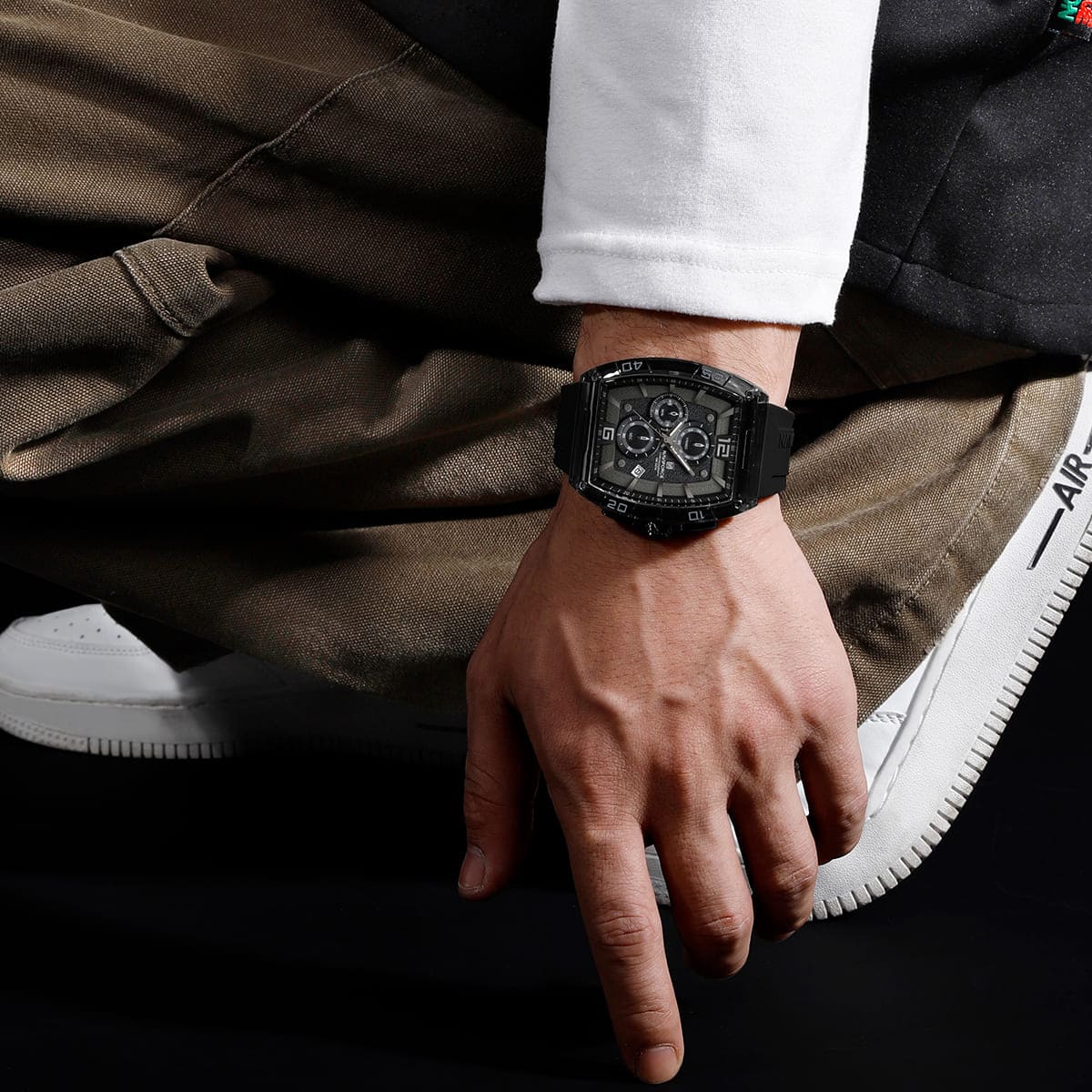 Naviforce Men's Watch NF6101-B-W-B