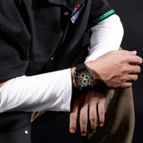 ساعة نافي فورس للرجال NF6101-B-Y-B