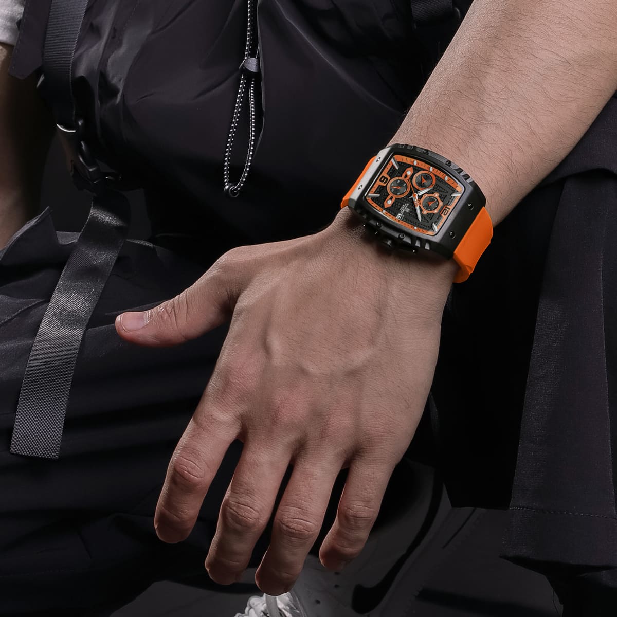 ساعة نافي فورس للرجال NF8025-B-O-O