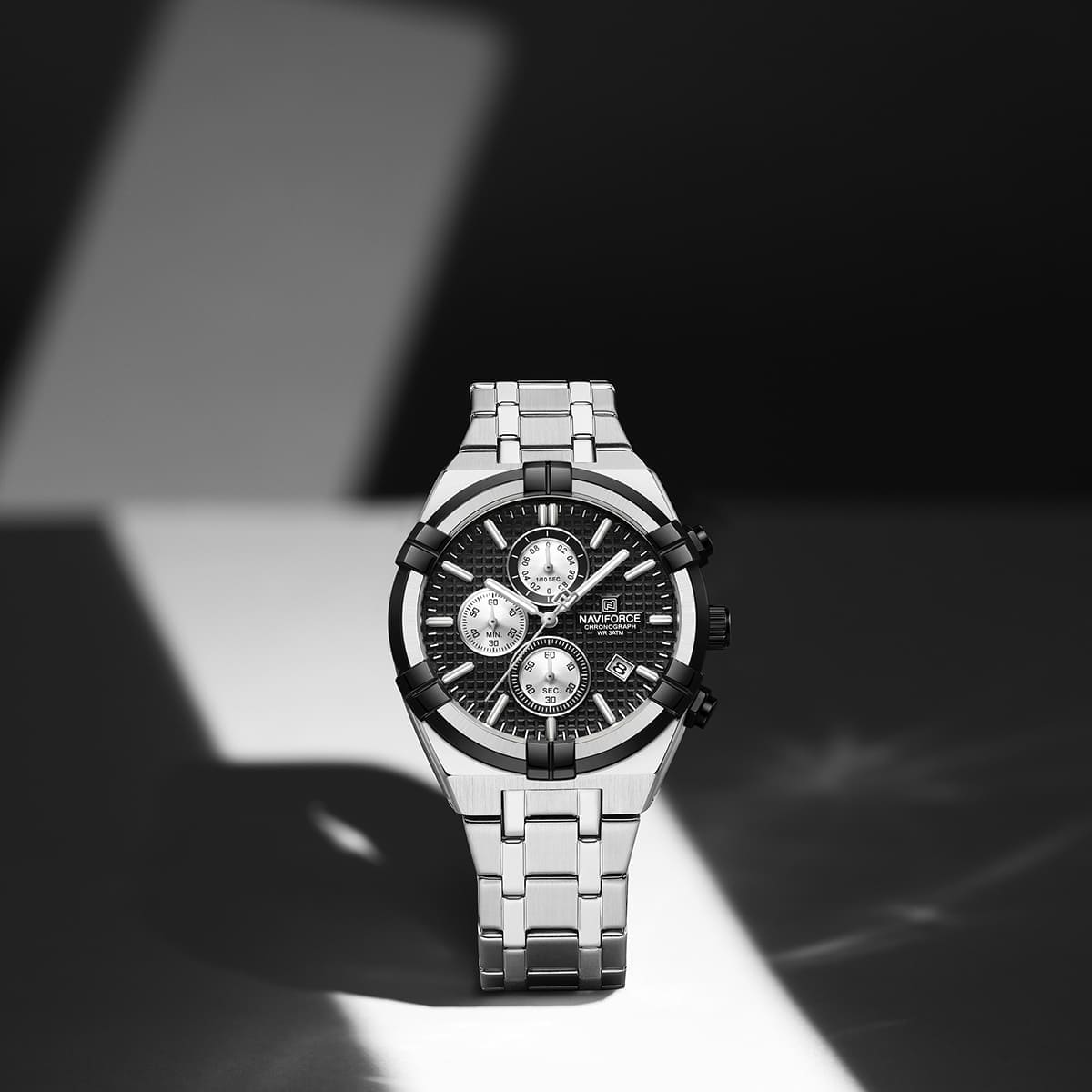ساعة نافي فورس للرجال NF8042-S-B-S