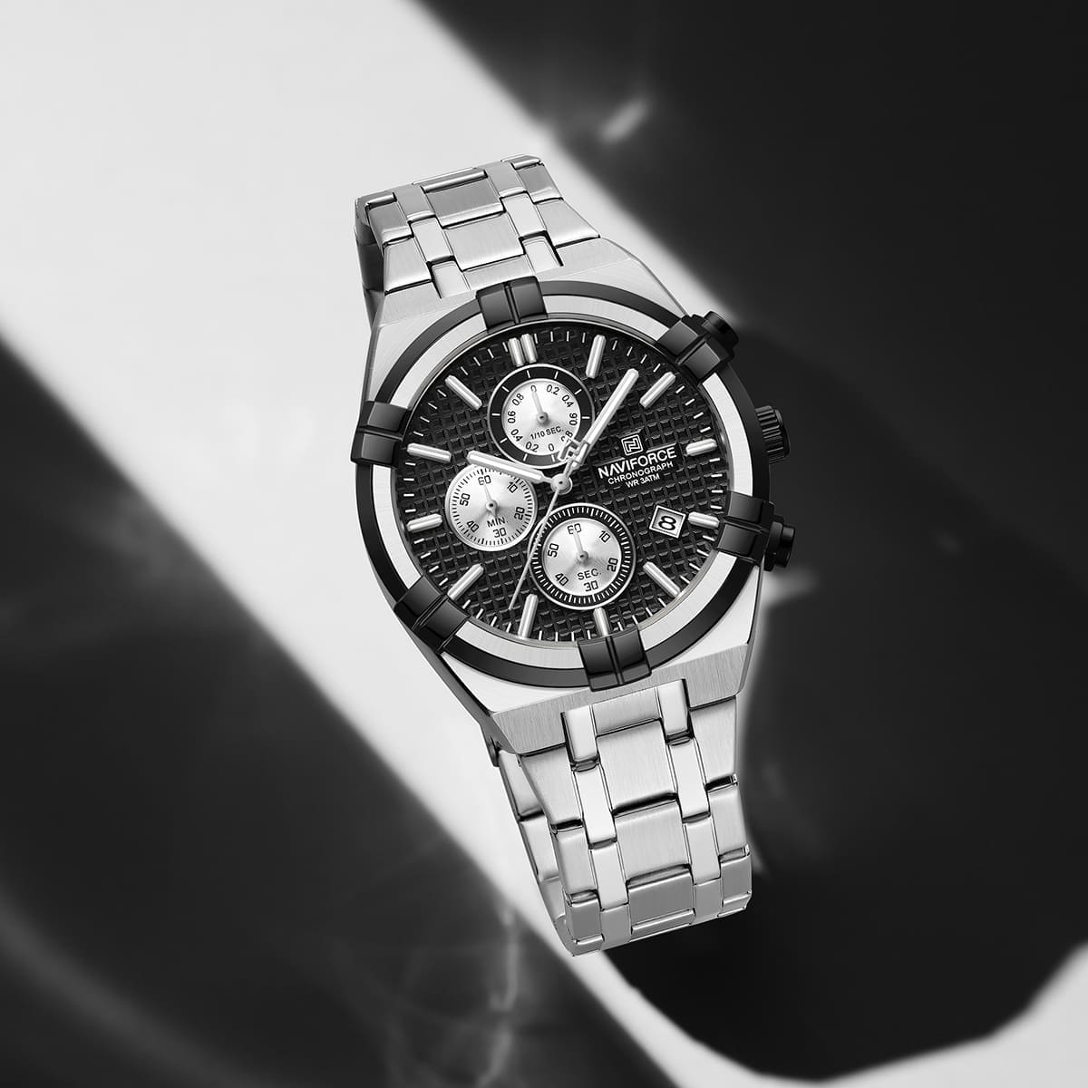 ساعة نافي فورس للرجال NF8042-S-B-S