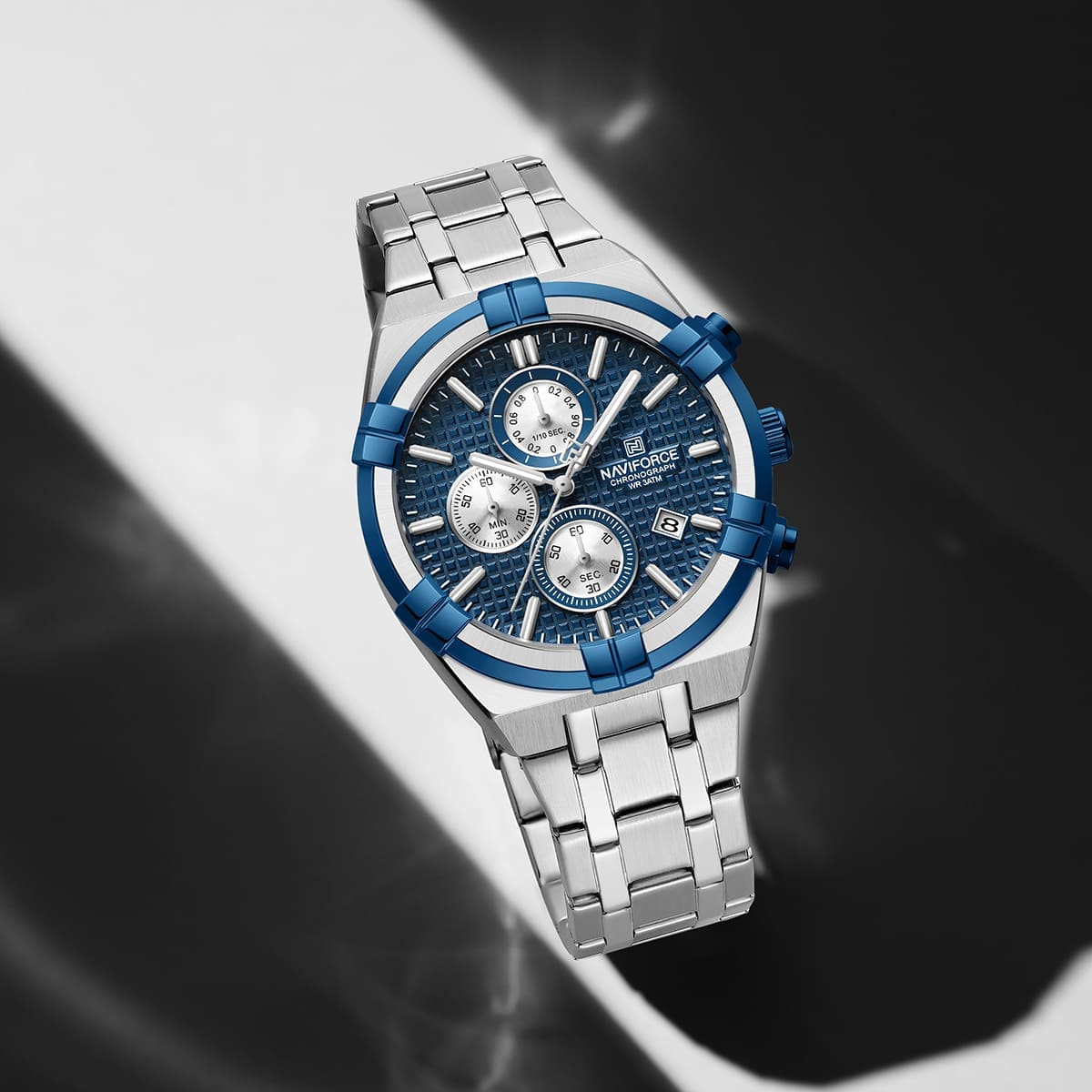 ساعة نافي فورس للرجال NF8042-S-BE-S