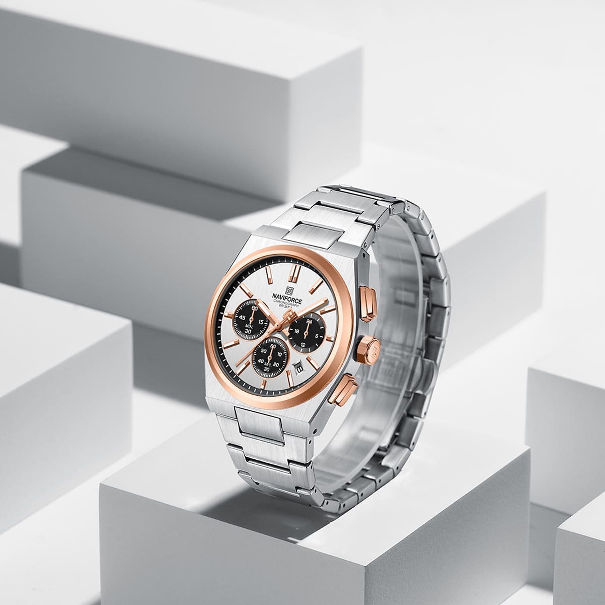Naviforce Men's Watch NF8048G-S-W-RG