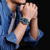 ساعة نافي فورس للرجال NF8049-S-BE-S