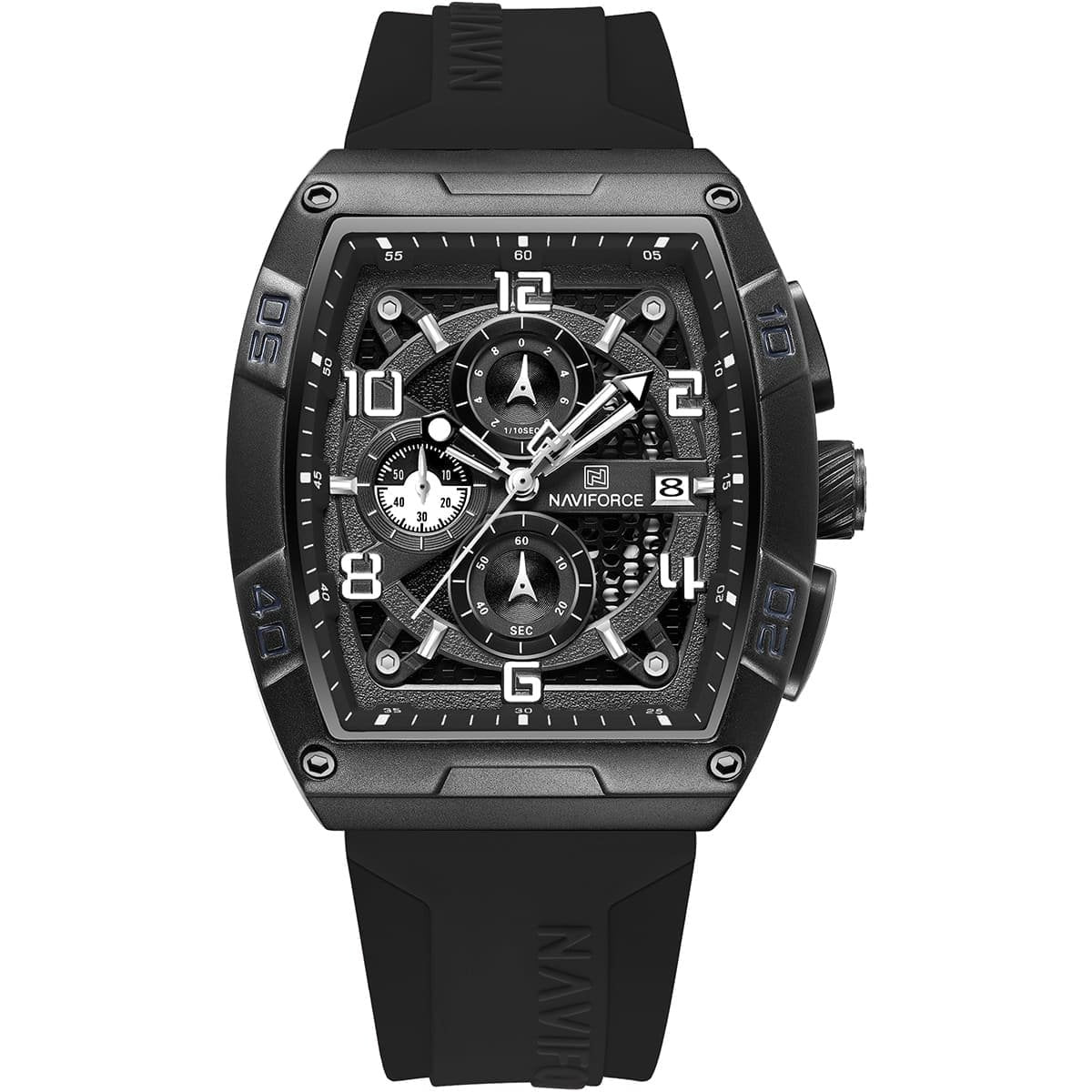 ساعة نافي فورس للرجال NF8052-B-W-B