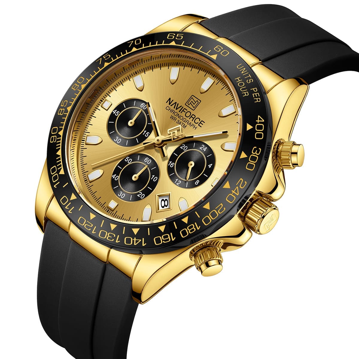 Naviforce Men's Watch NF8054-G-G-B