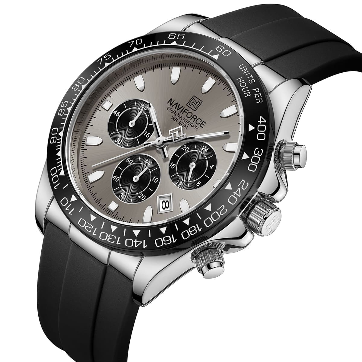Naviforce Men's Watch NF8054-S-GY-B