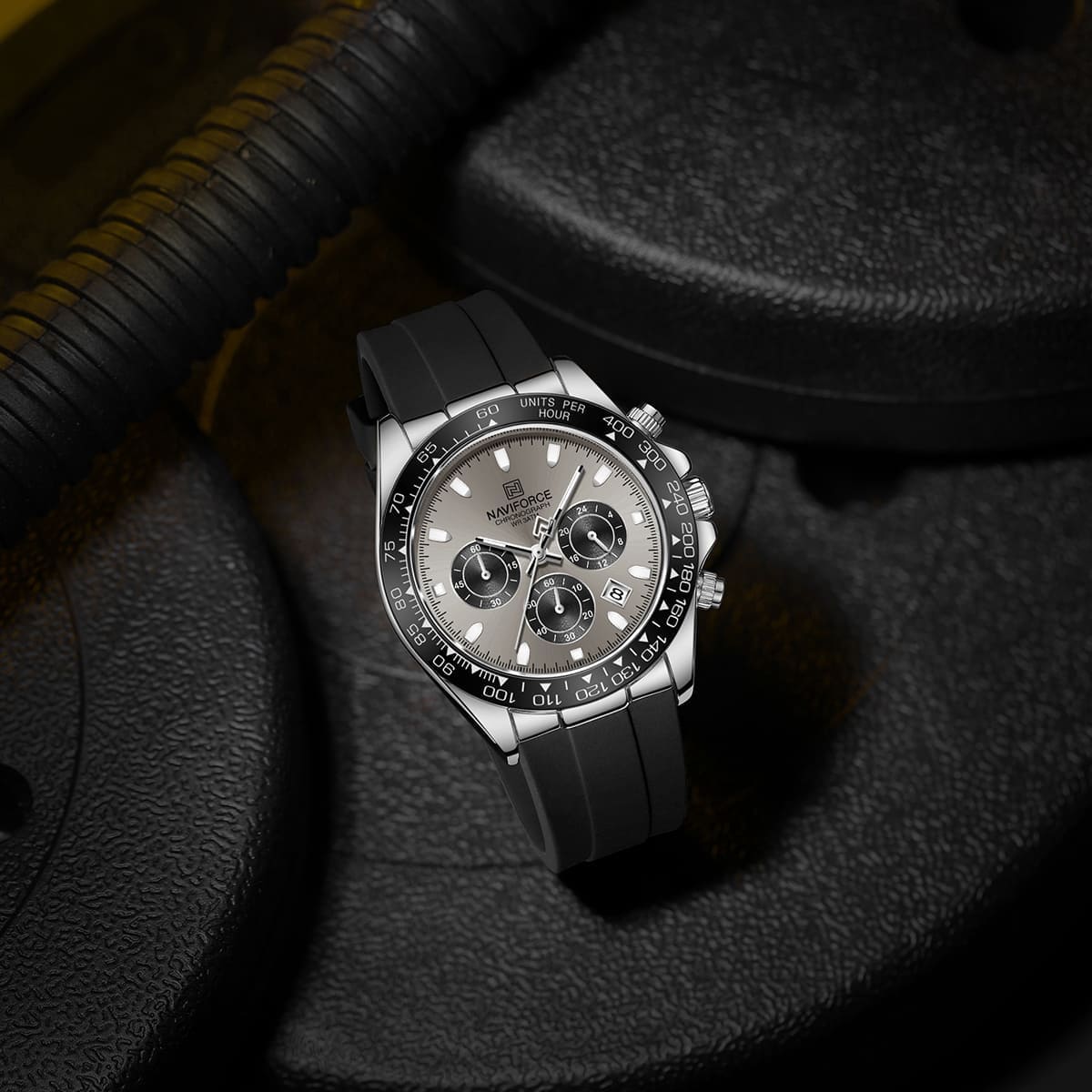 Naviforce Men's Watch NF8054-S-GY-B