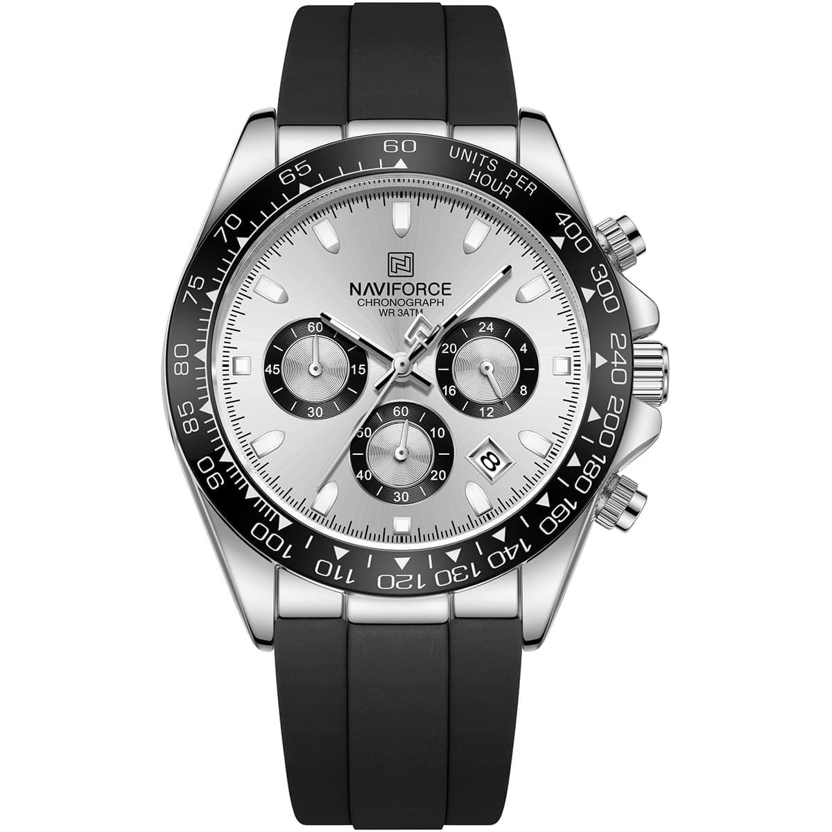 Naviforce Men's Watch NF8054-S-W-B