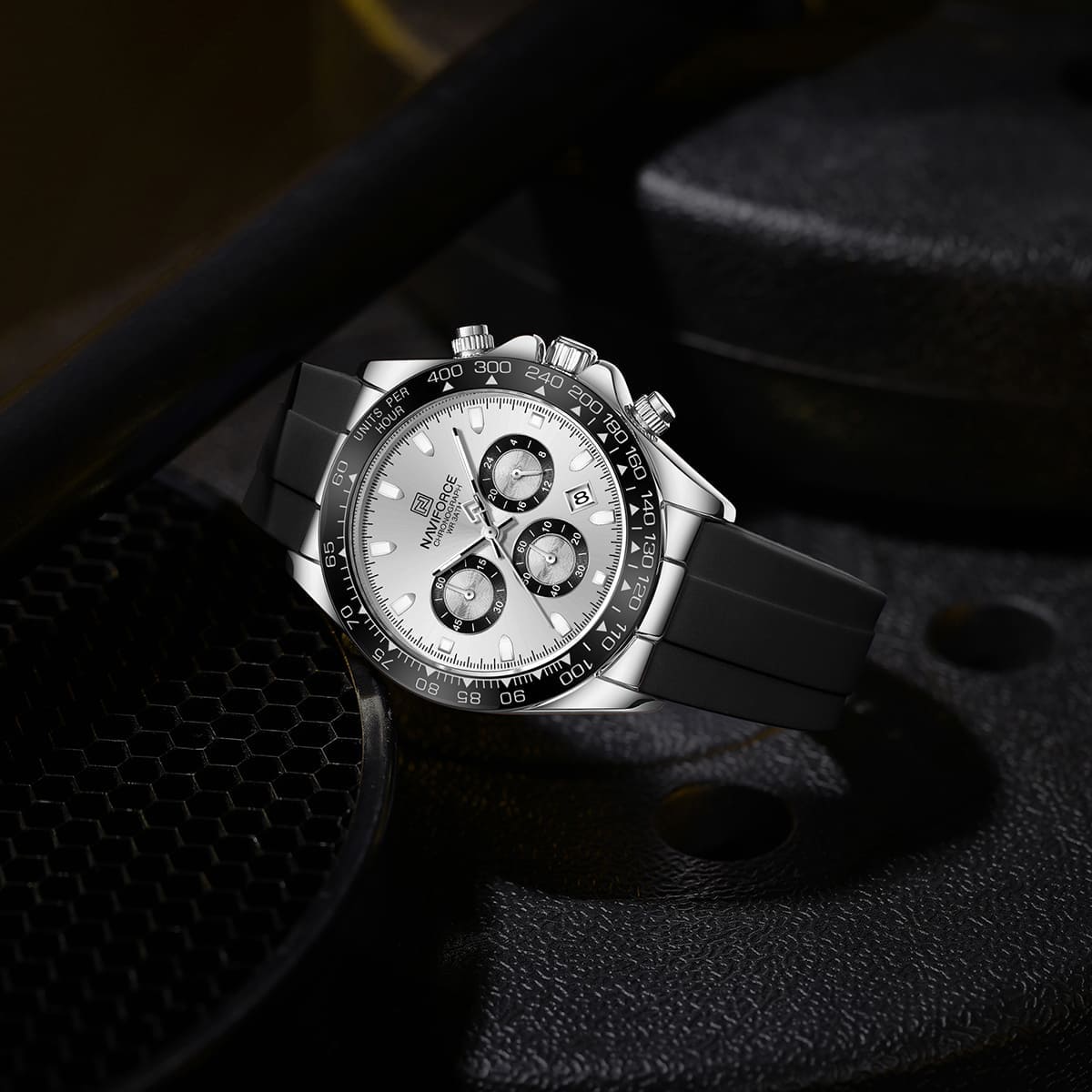 Naviforce Men's Watch NF8054-S-W-B