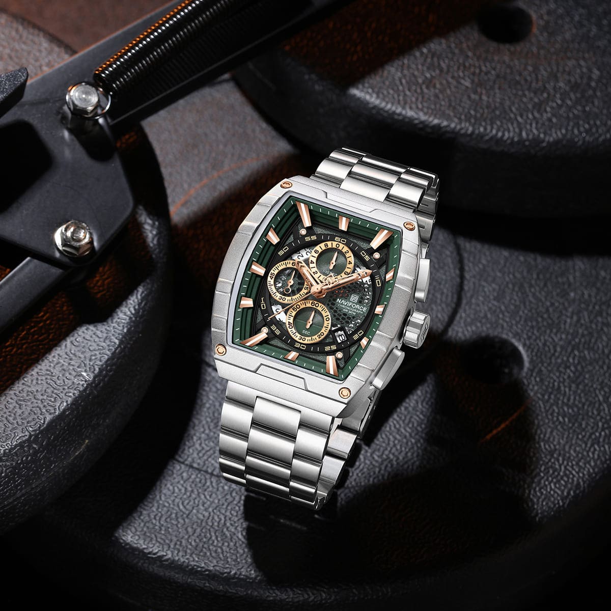 Naviforce Men's Watch NF8066-S-GN-S