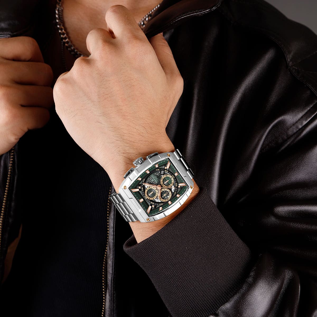 Naviforce Men's Watch NF8066-S-GN-S