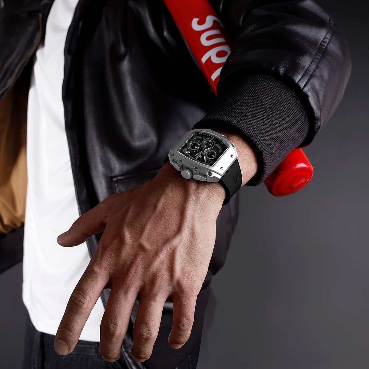 ساعة نافي فورس للرجال NF8070-S-B-B