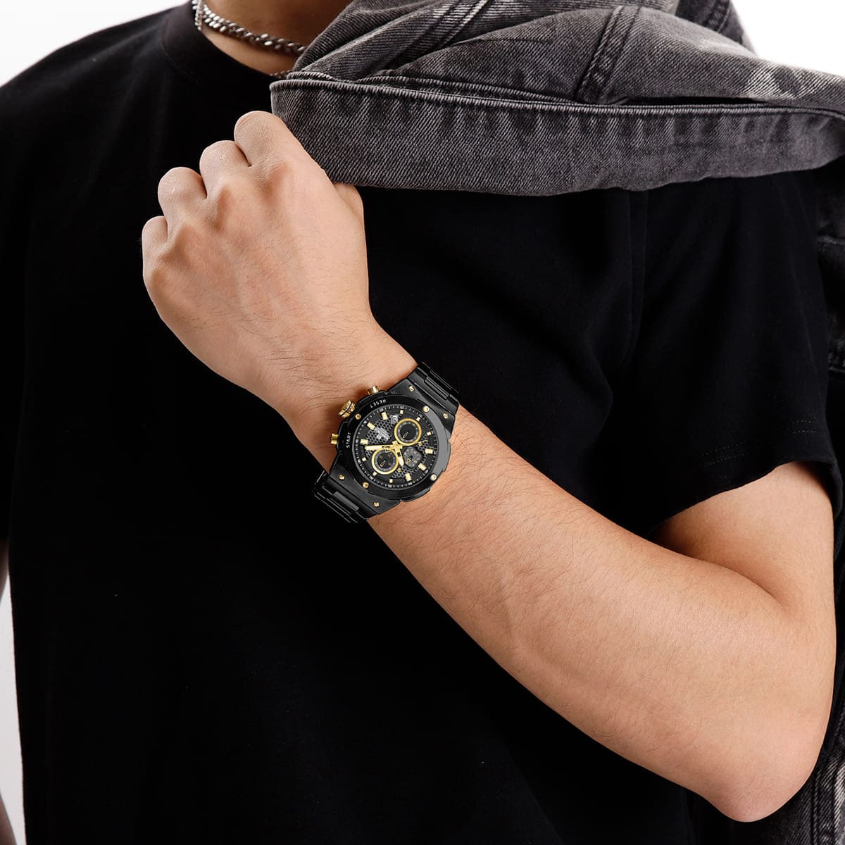 ساعة نافي فورس للرجال NF8072-B-B-B