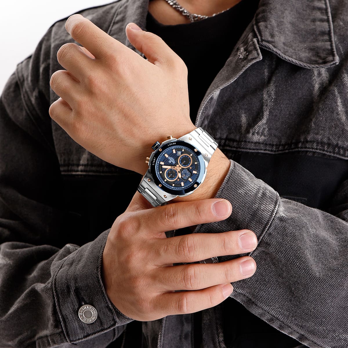 Naviforce Men's Watch NF8072-S-BE-S