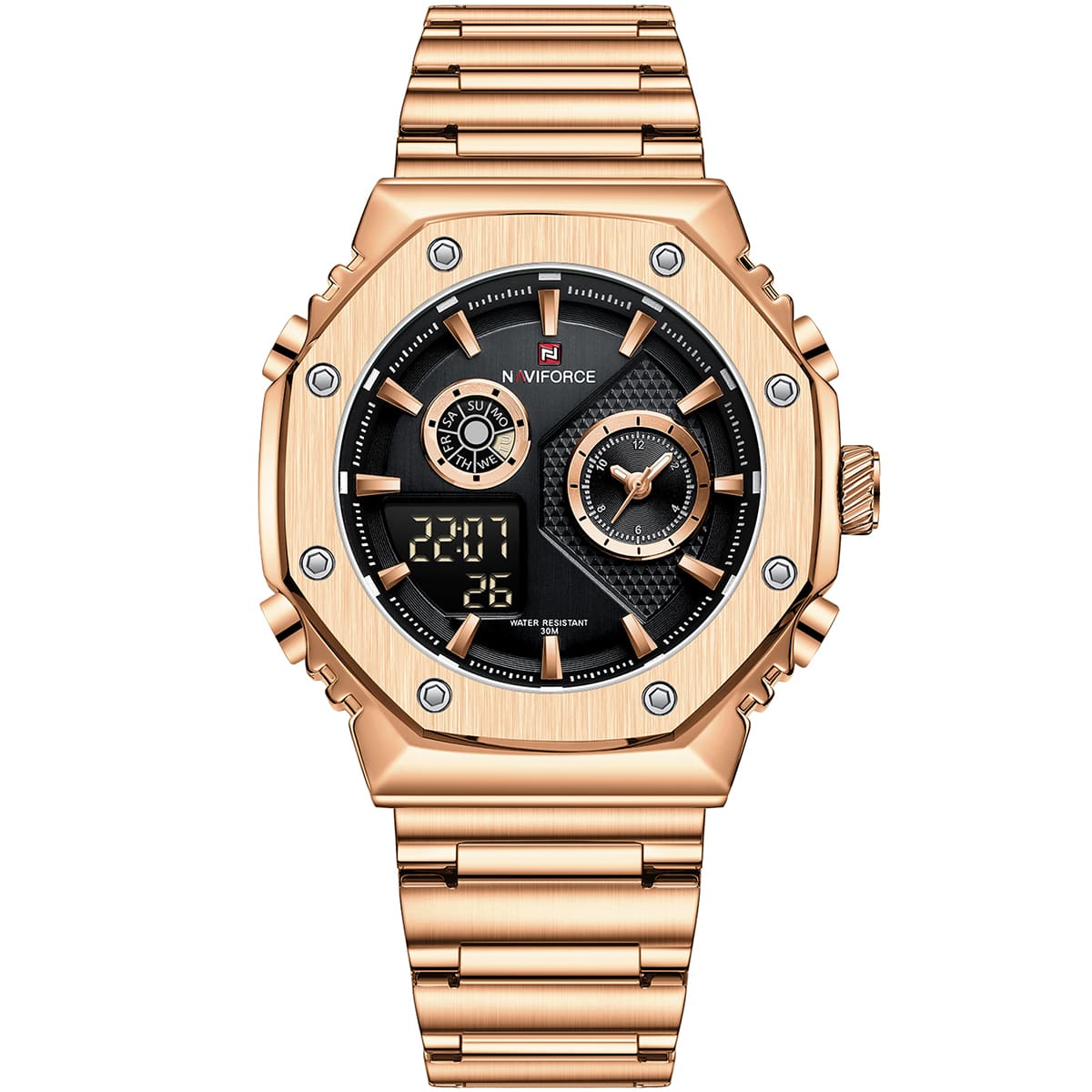 Naviforce Men's Watch NF9216S-RG-B