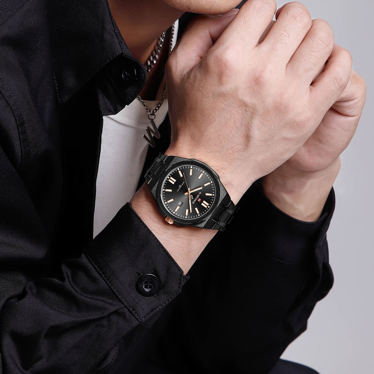 ساعة نافي فورس للرجال NF9226-B-B-RG
