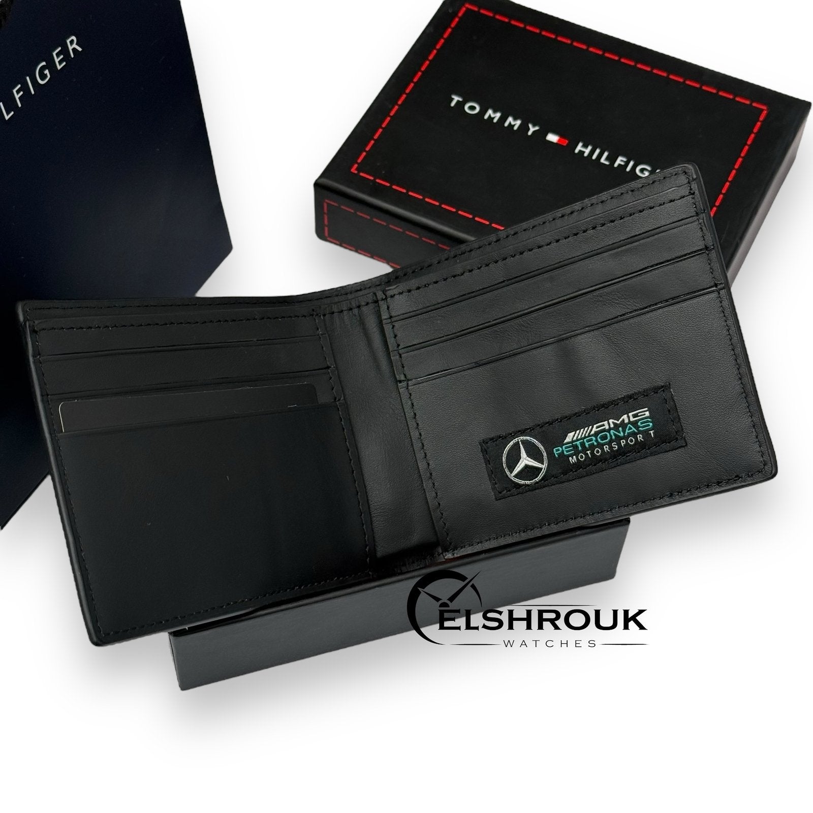 محفظة تومي هيلفيغر رجالي اسود