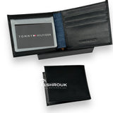 محفظة تومي هيلفيغر رجالي بلون اسود