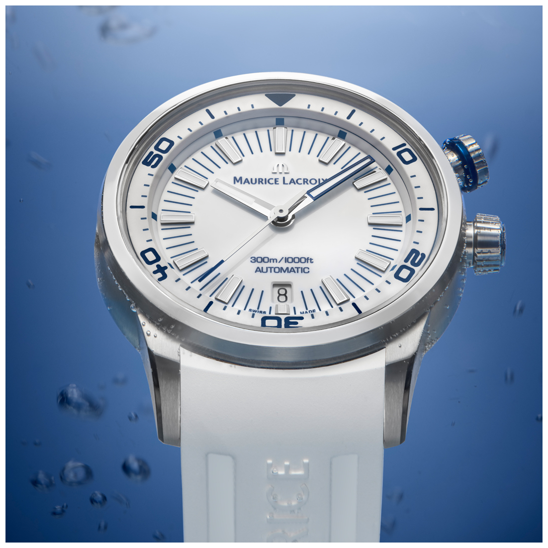 ساعة موريس لاكروا للرجال PT6248-SS00L-130-4